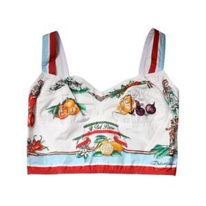 ❤️Dolce & Gabbana Italy Printed Crop Tank Top❤️